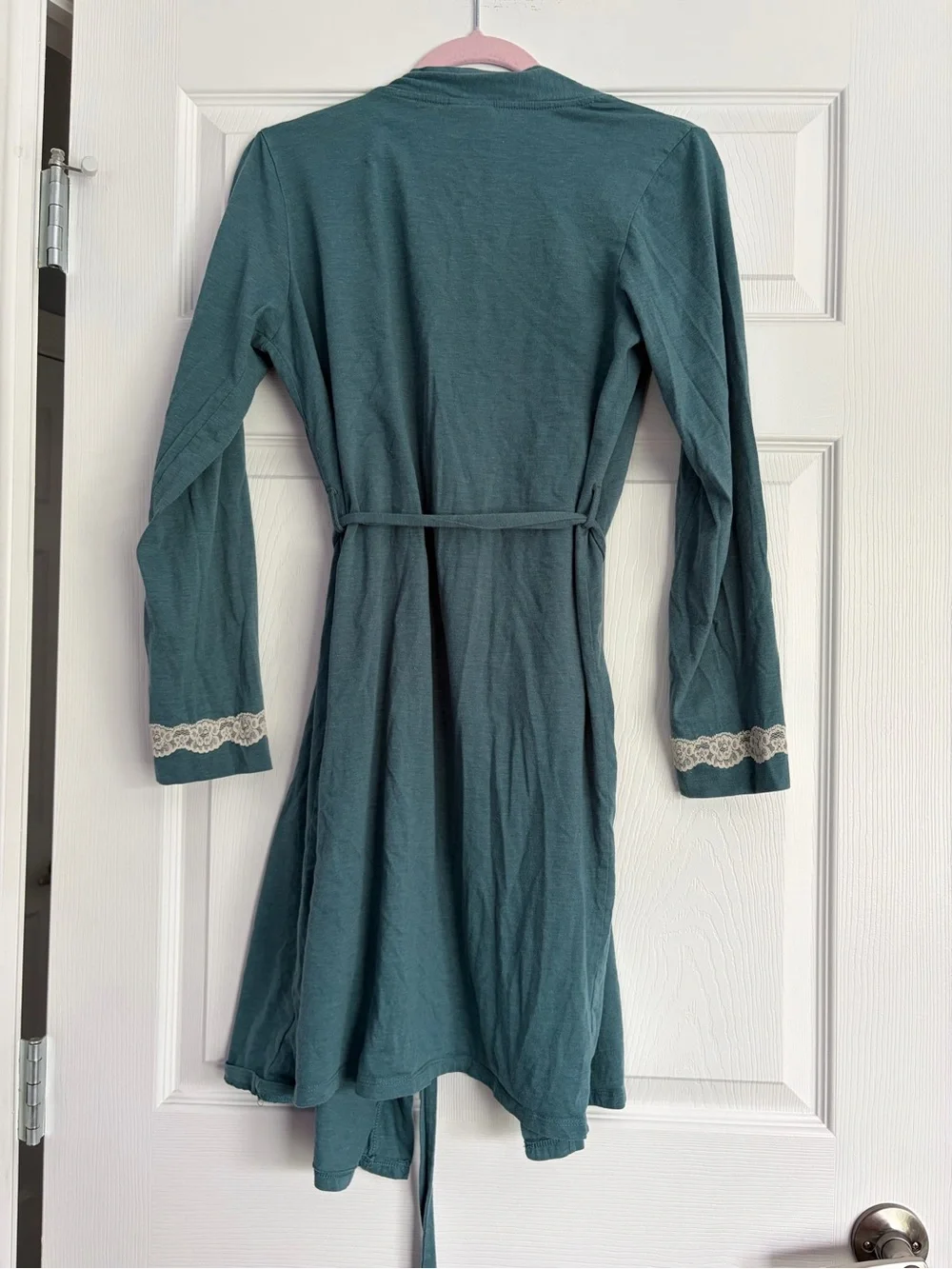 Oh Baby by Motherhood Teal Nursing Robe